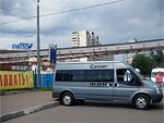 Бесплатный автобус Genser в пункт аренды автомобилей АрендаАвто-знк на ул.Добролюбова
