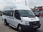 Бесплатный автобус Genser в пункт аренды автомобилей АрендаАвто-знк на Новорязанском шоссе